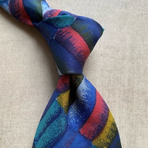 Hugo Boss Classic Multicolor Silk Tie - Picture 3 of 7